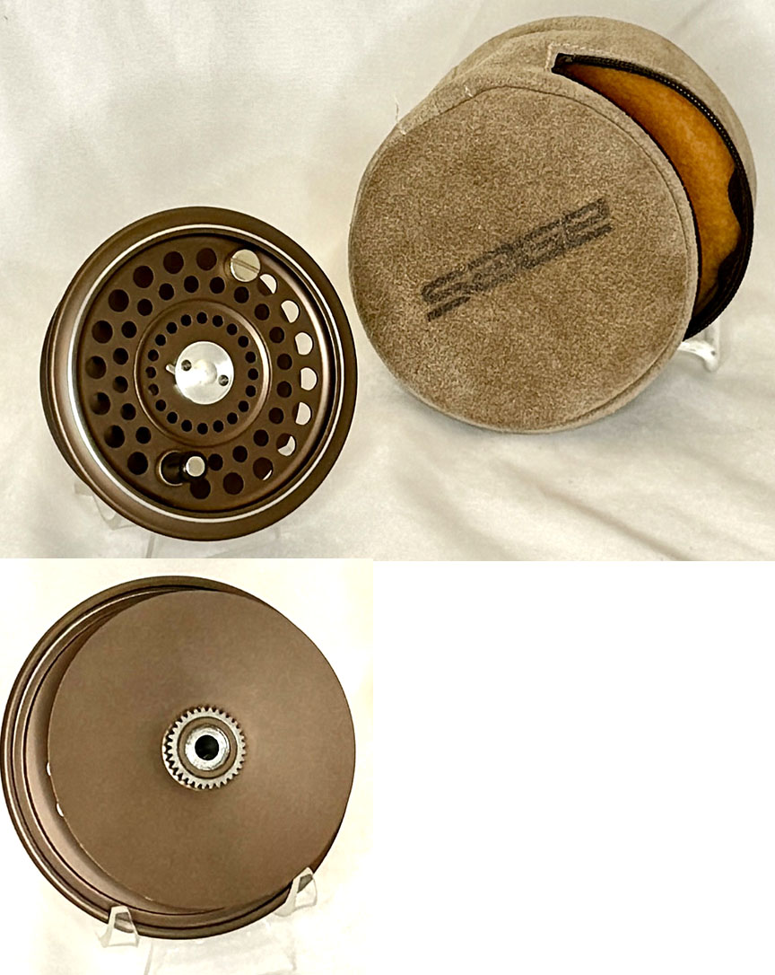 SAGE 508 SPARE SPOOL BY HARDY BROS. ENGLAND W/REEL POUCH!